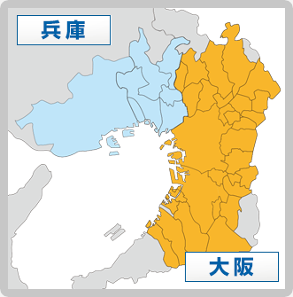 遺品整理・出張回収 対応エリア